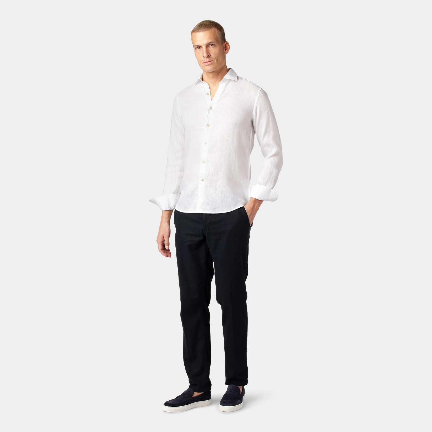 White Linen Shirt