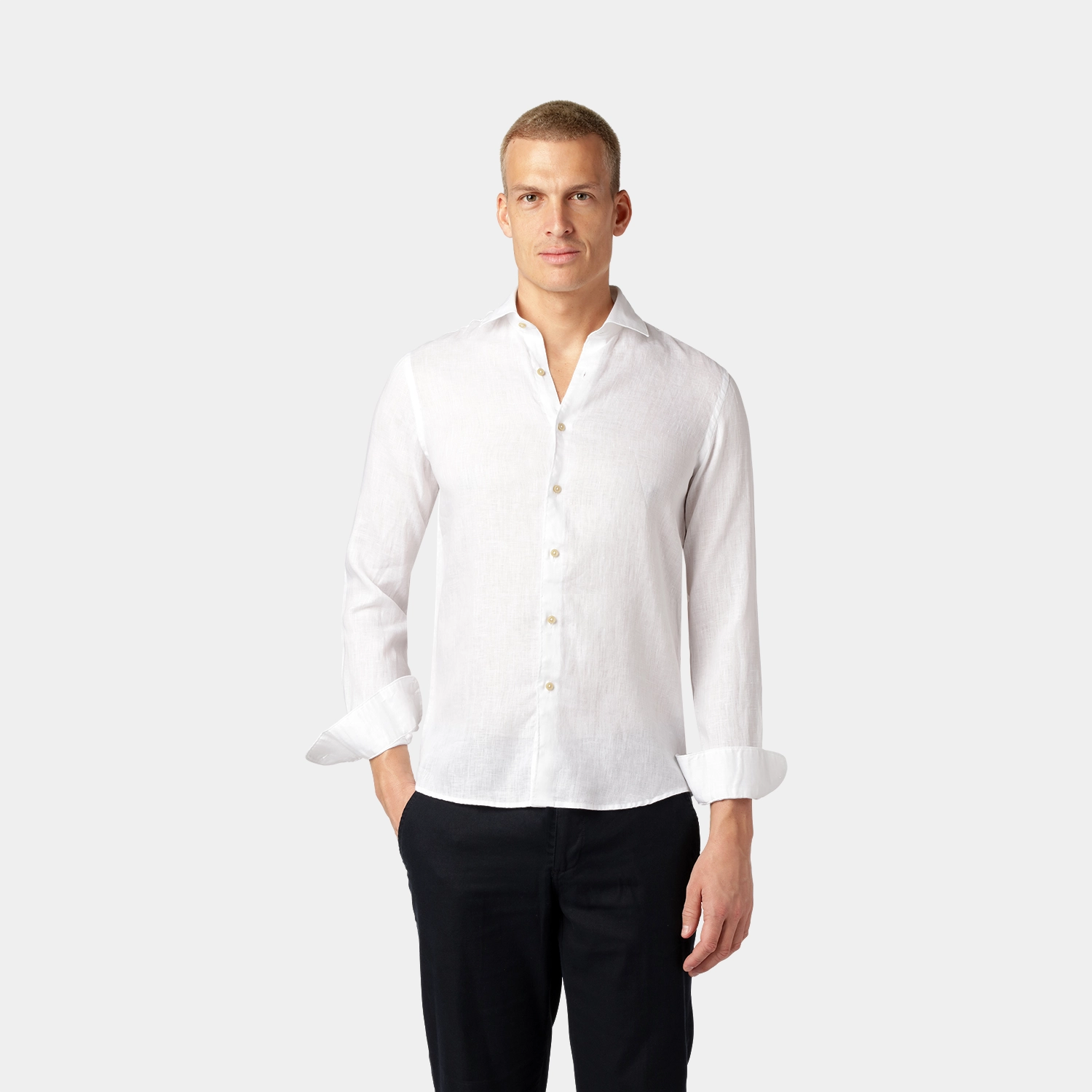 White Linen Shirt