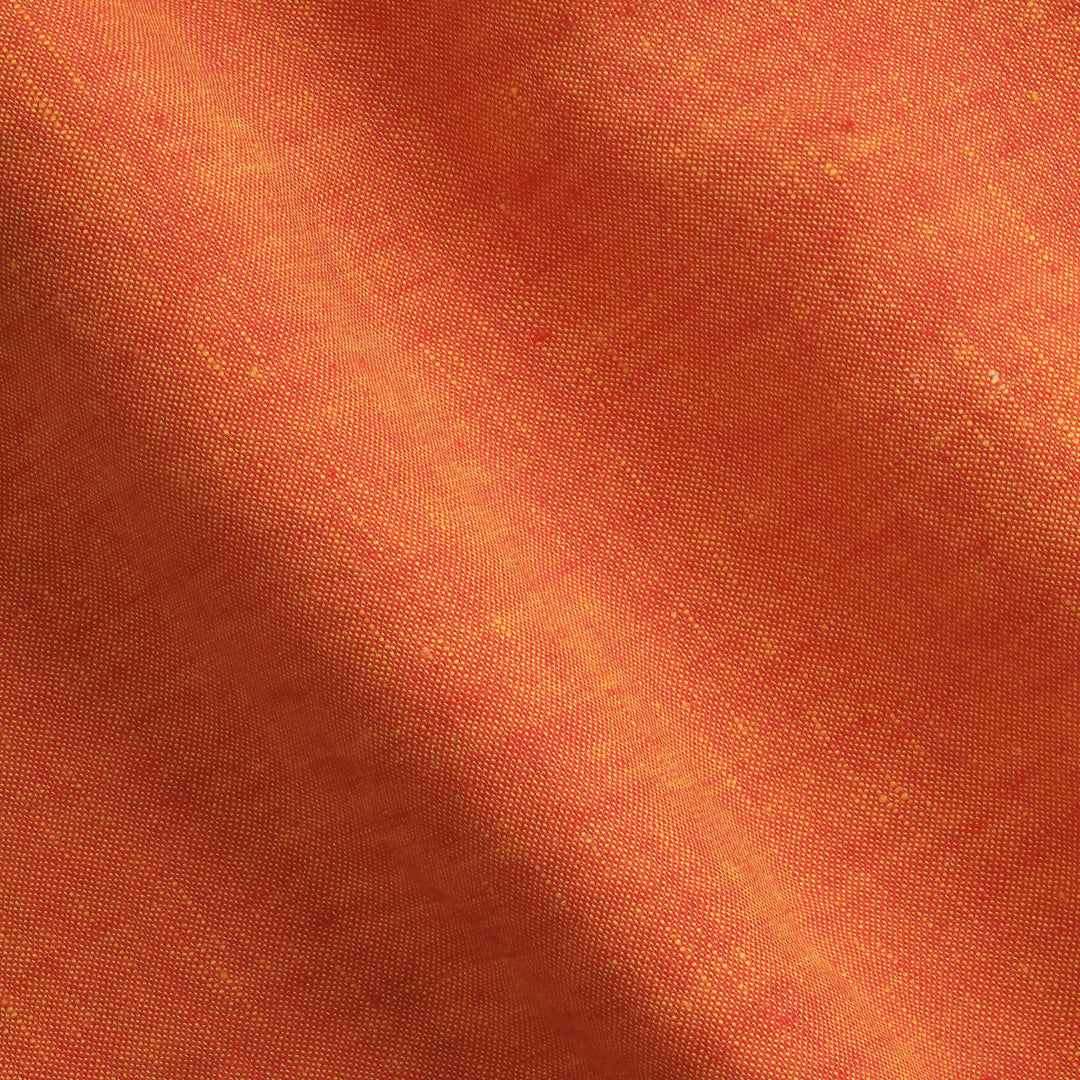 Orange Linen Shirt