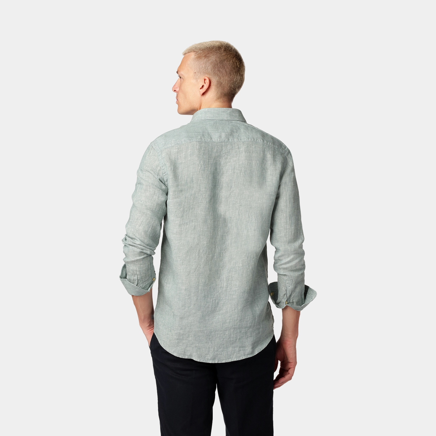 Light Green Linen Shirt