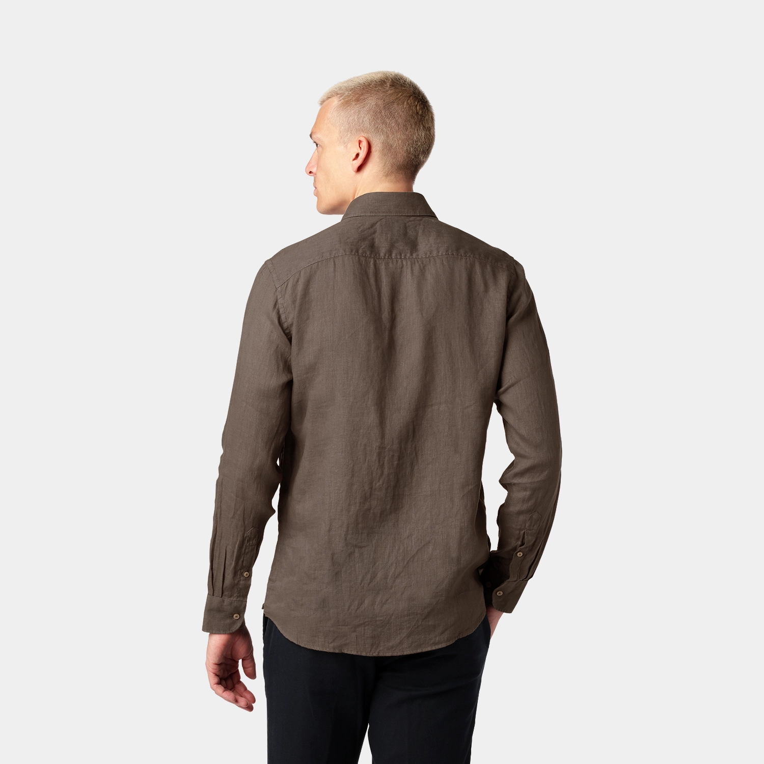 Grey Linen Shirt