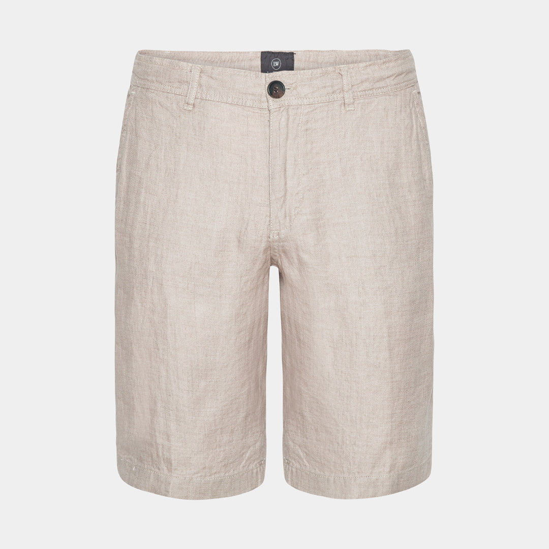 Sand Linneshorts 