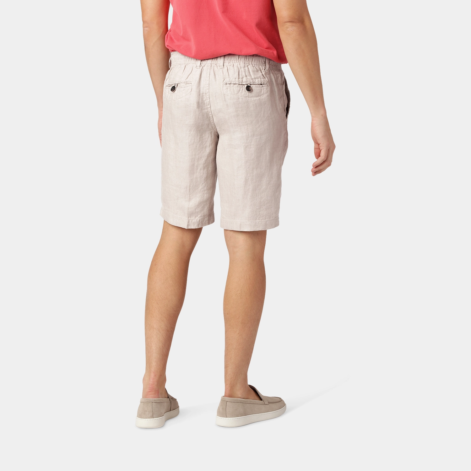 Sand Linneshorts 