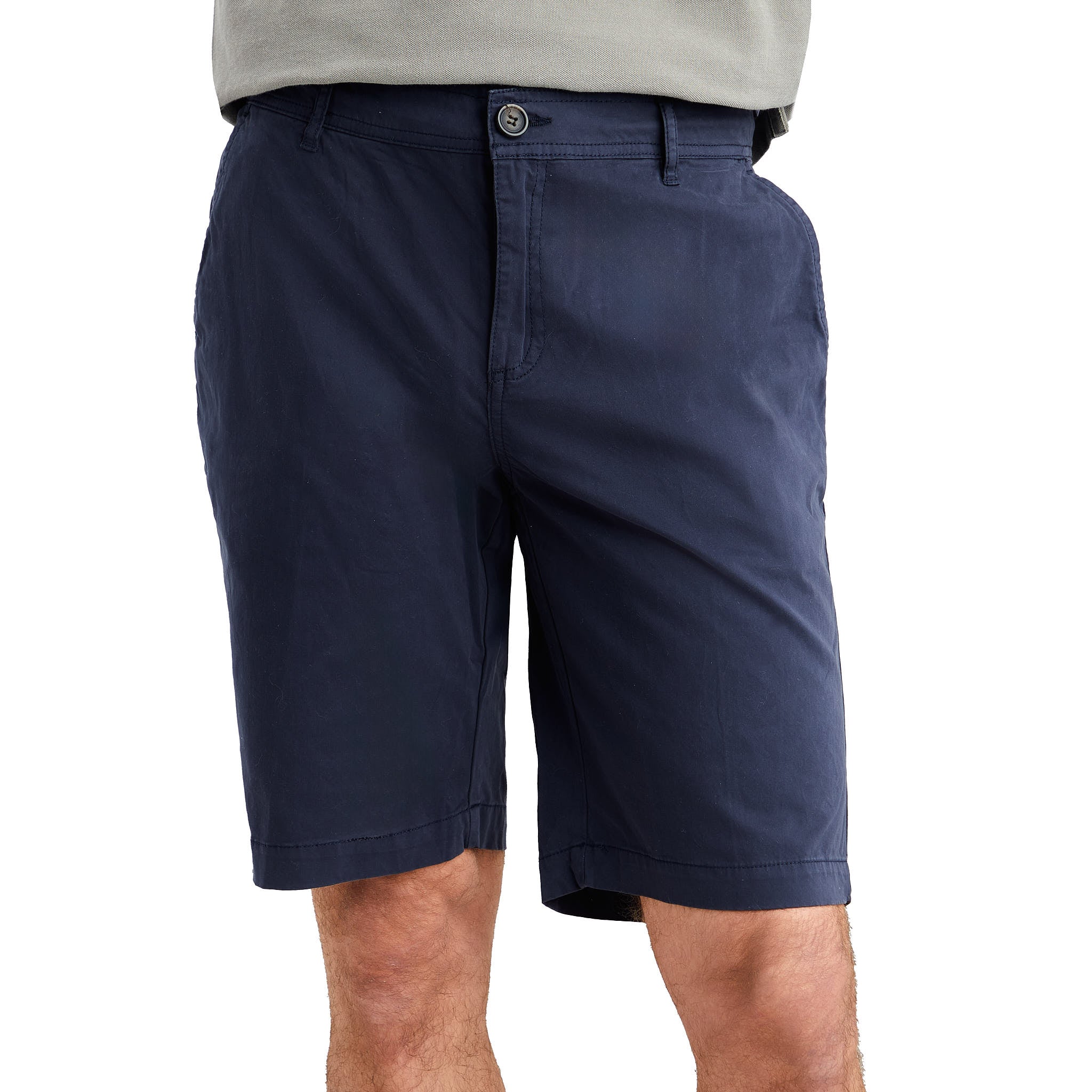 Marinblå Twill-shorts