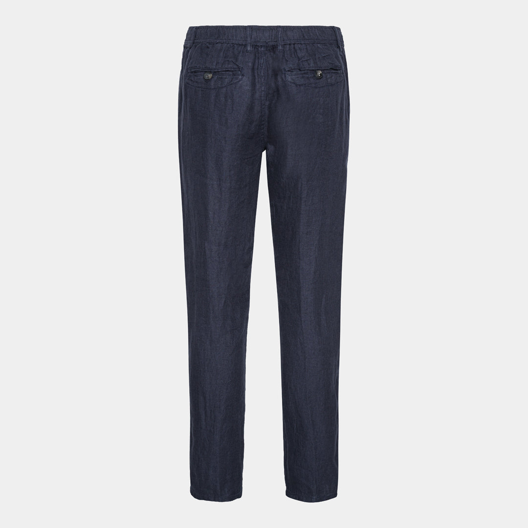 Navy Linen Pants