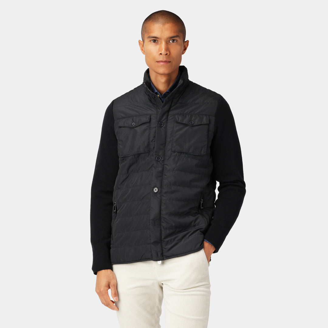 Navy Hybrid Jacket