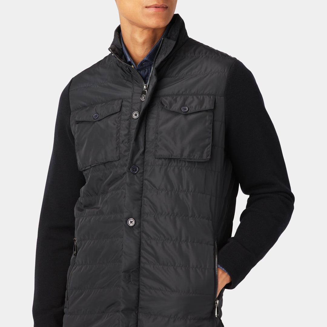 Navy Hybrid Jacket