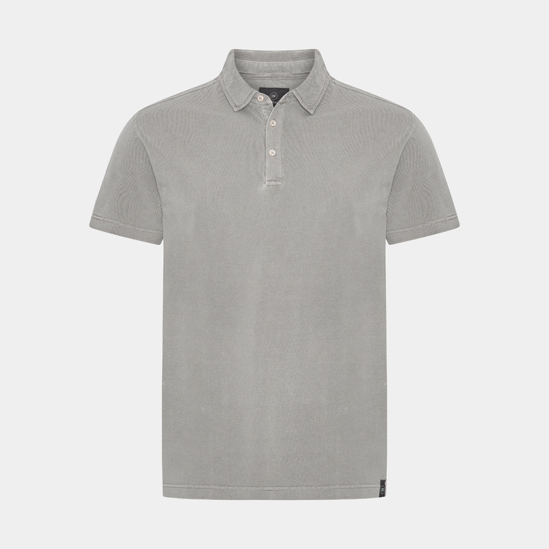 Khaki Piqué Polo Shirt