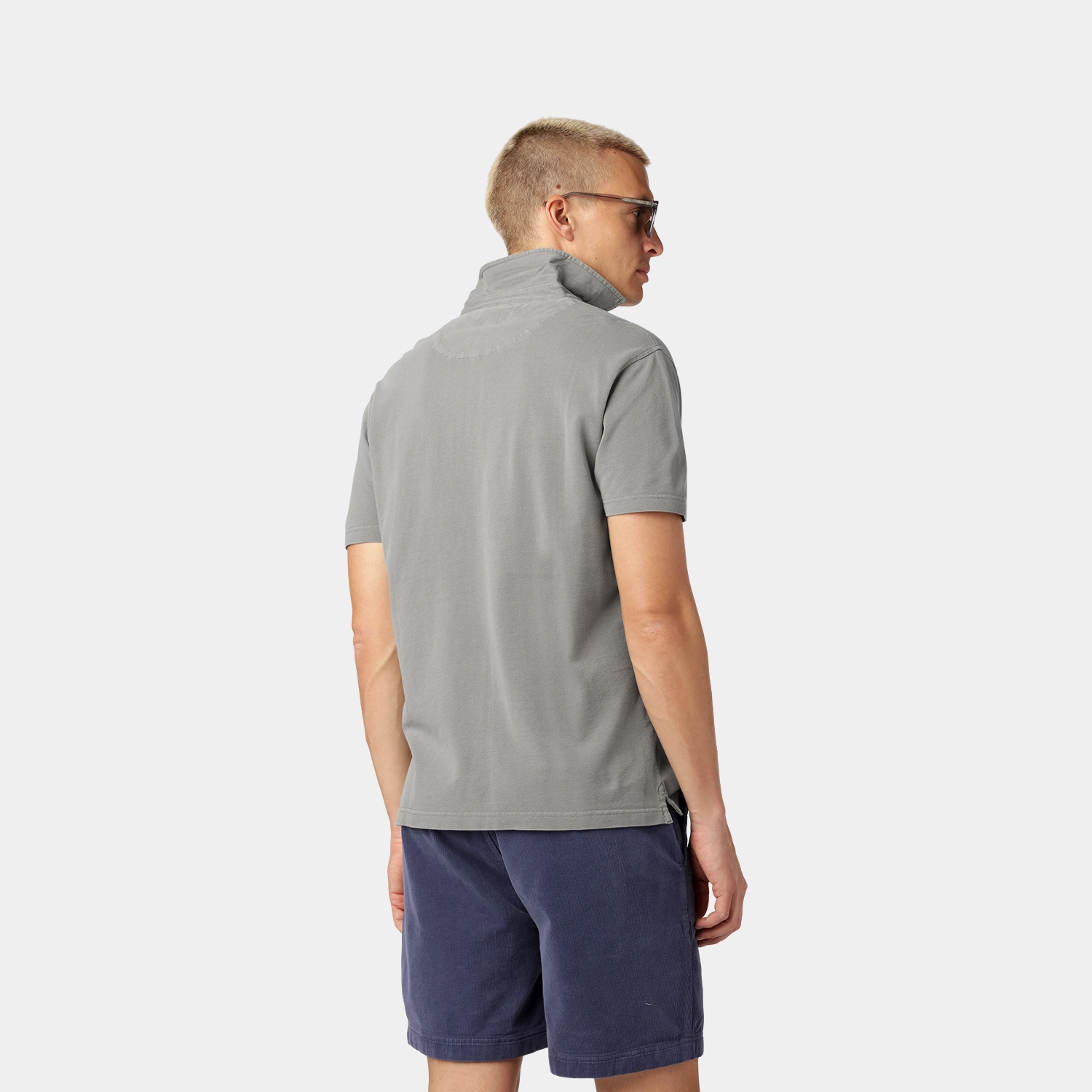 Khaki Piqué Polo Shirt