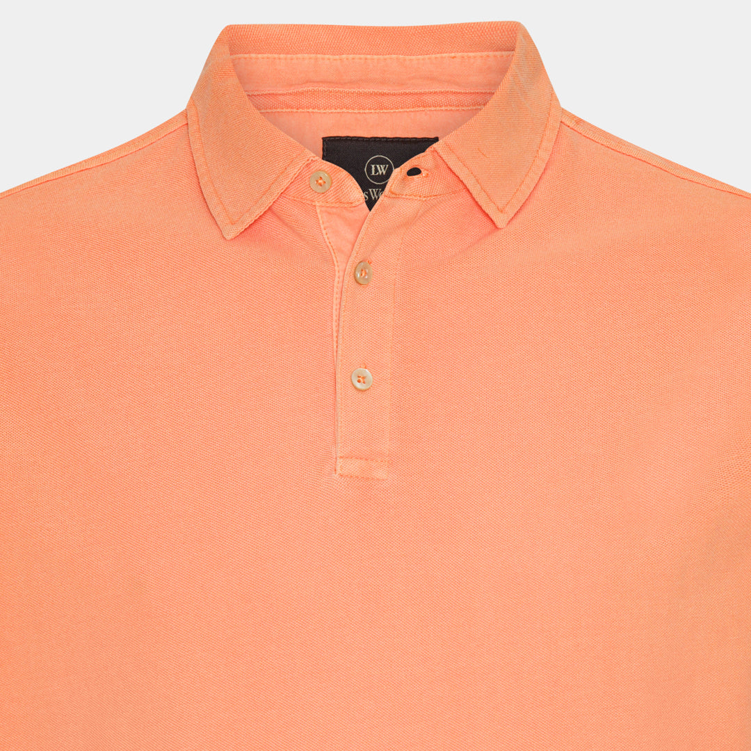 Apricot Piqué Polo Shirt