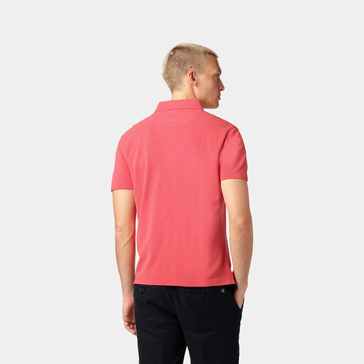 Red Piqué Polo Shirt