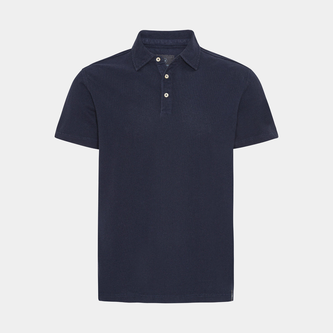 Navy Piqué Polo Shirt