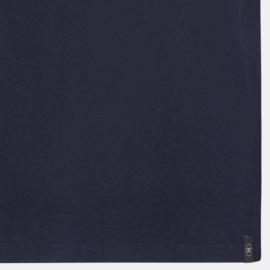 Navy Piqué Polo Shirt