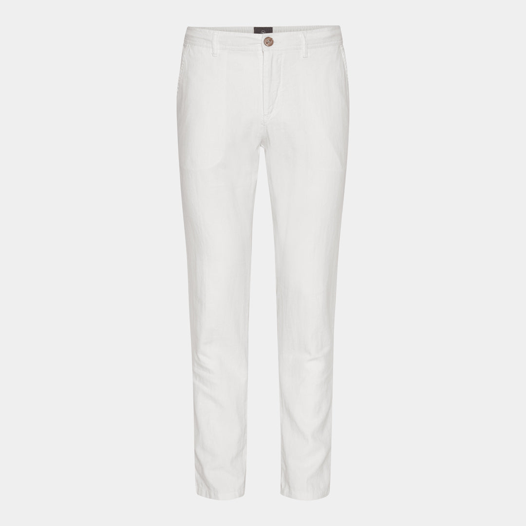 Off-white  Linen-Cotton Pants