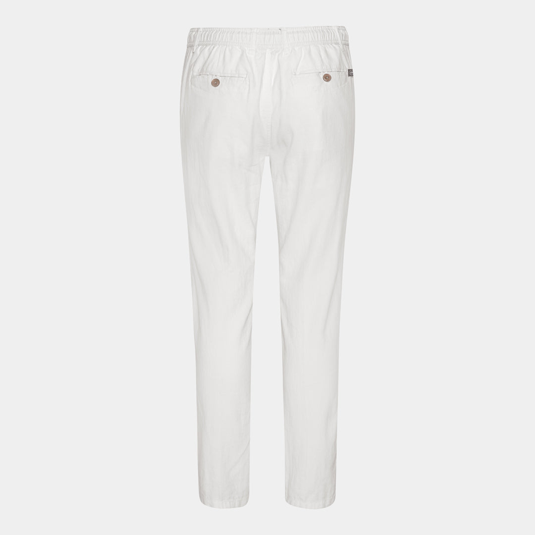 Off-white  Linen-Cotton Pants