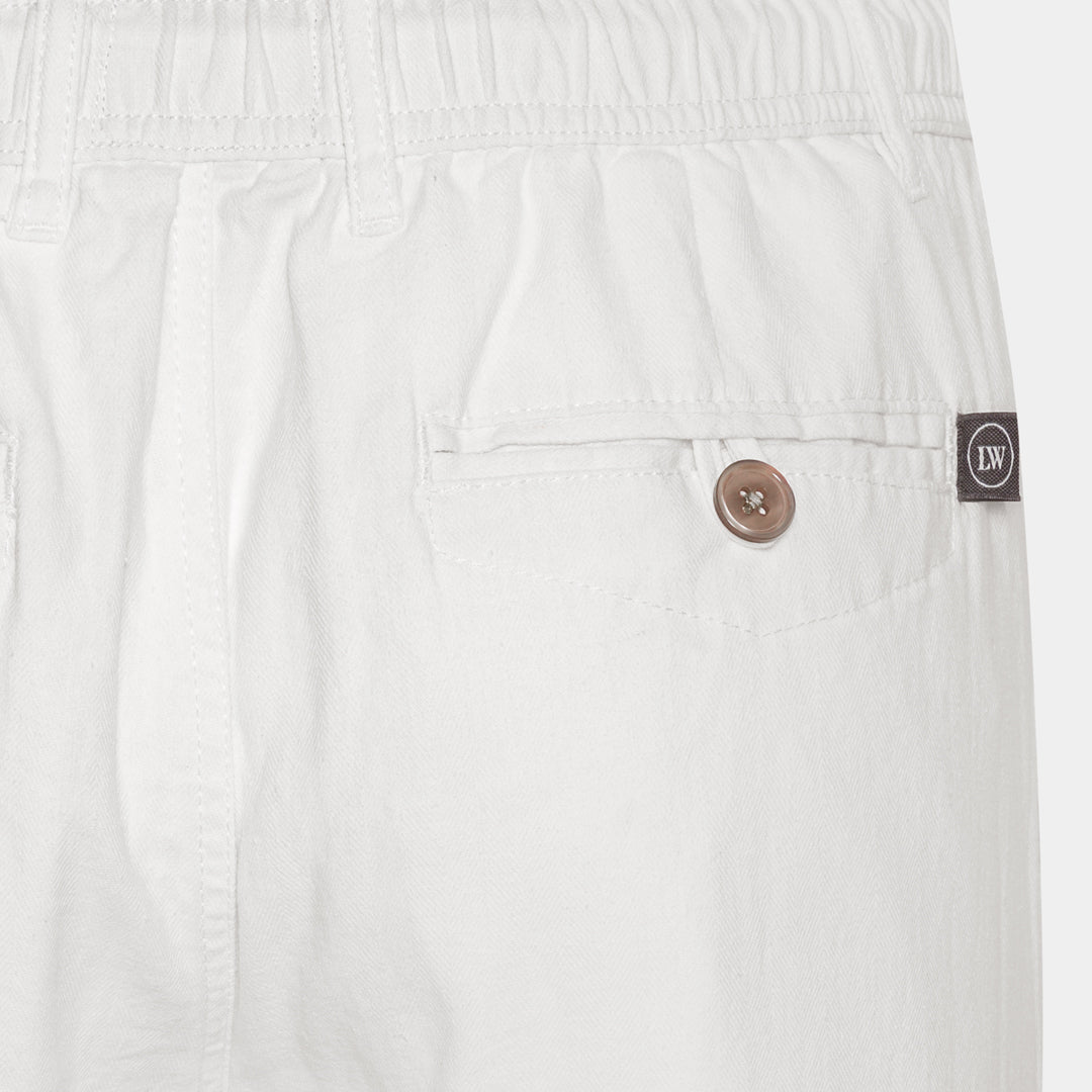 Off-white  Linen-Cotton Pants