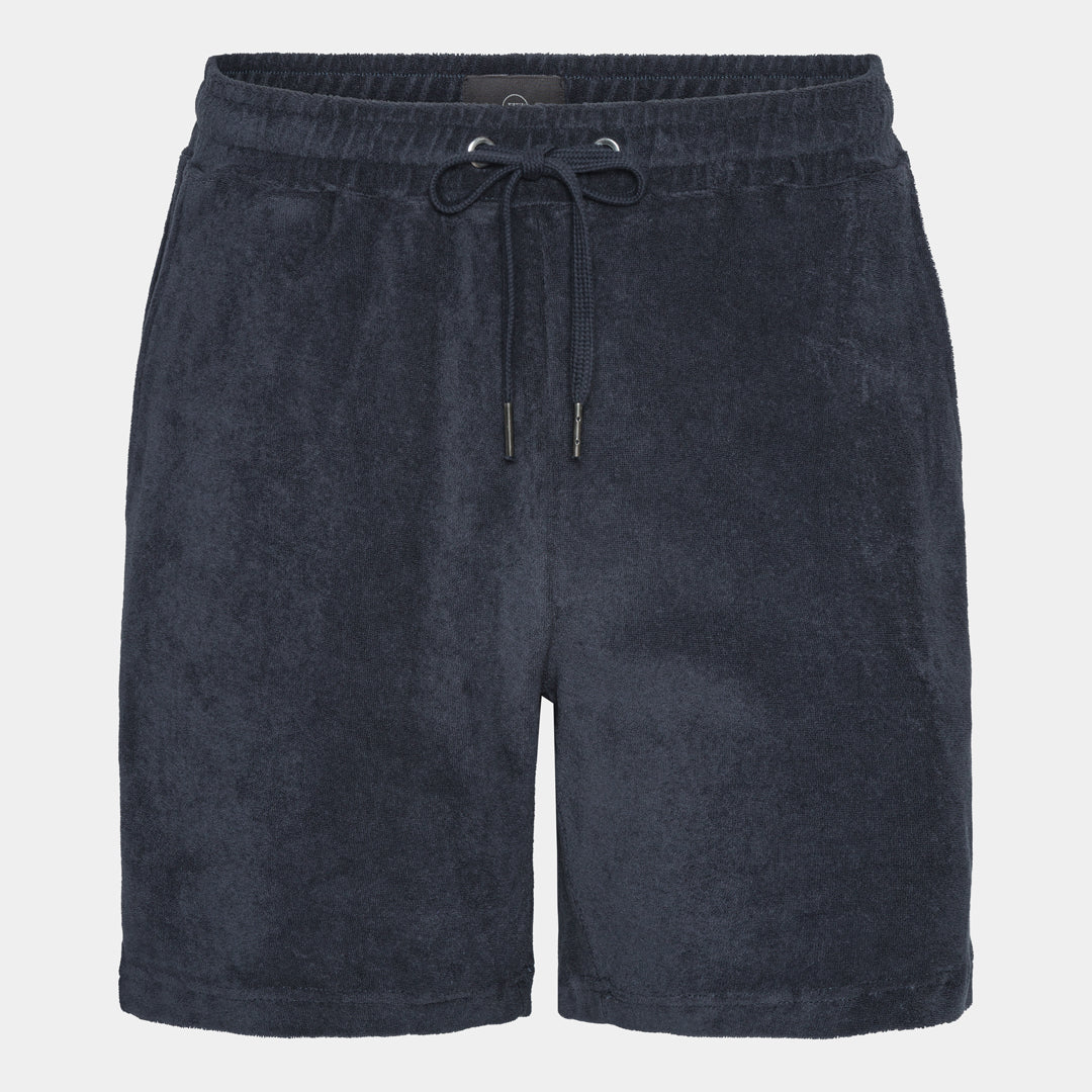 Marinblå Frottéshorts