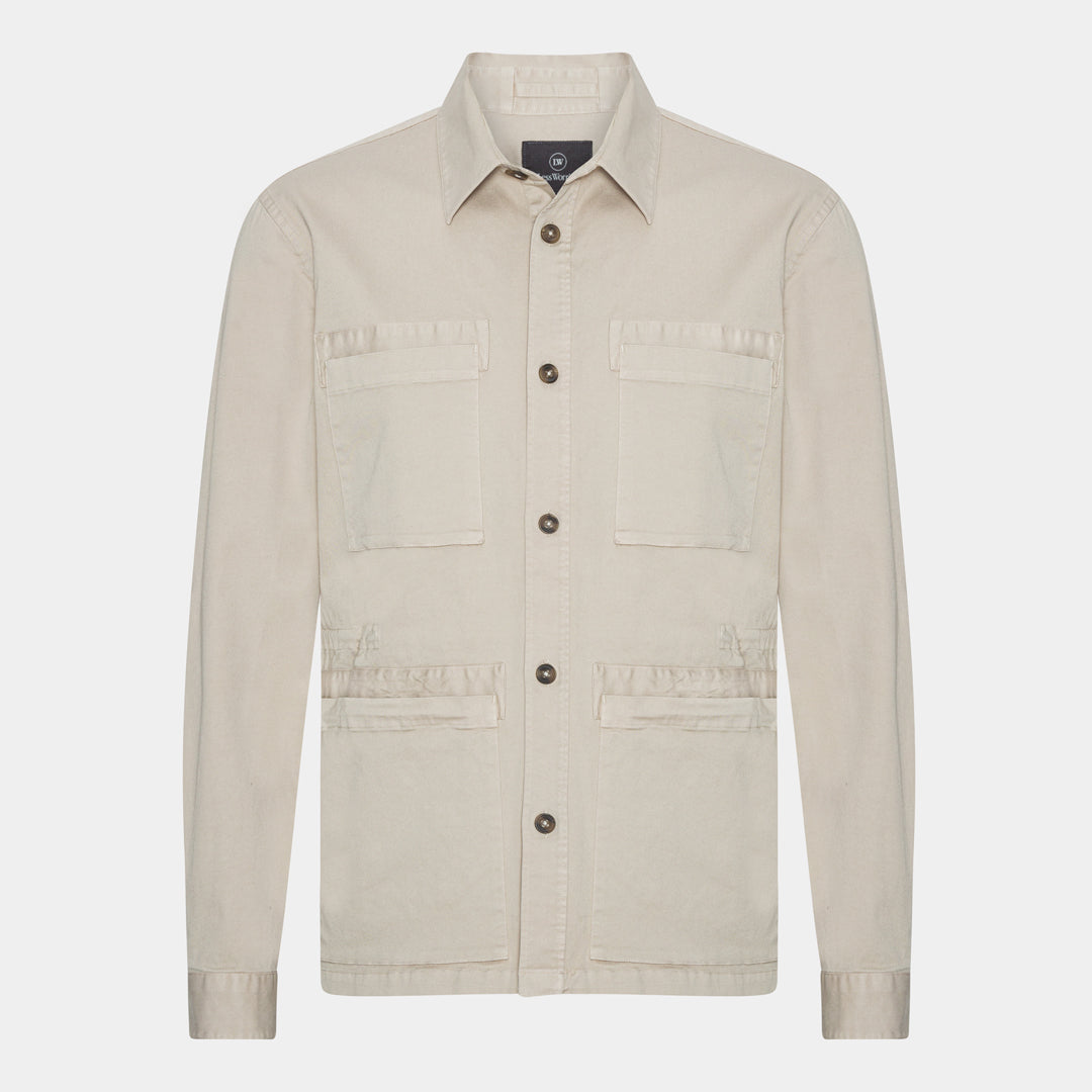 Sand Overshirt-Jacka