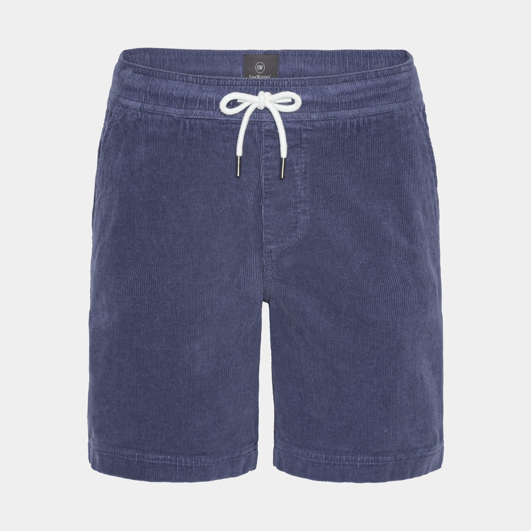 Blue Corduroy Shorts