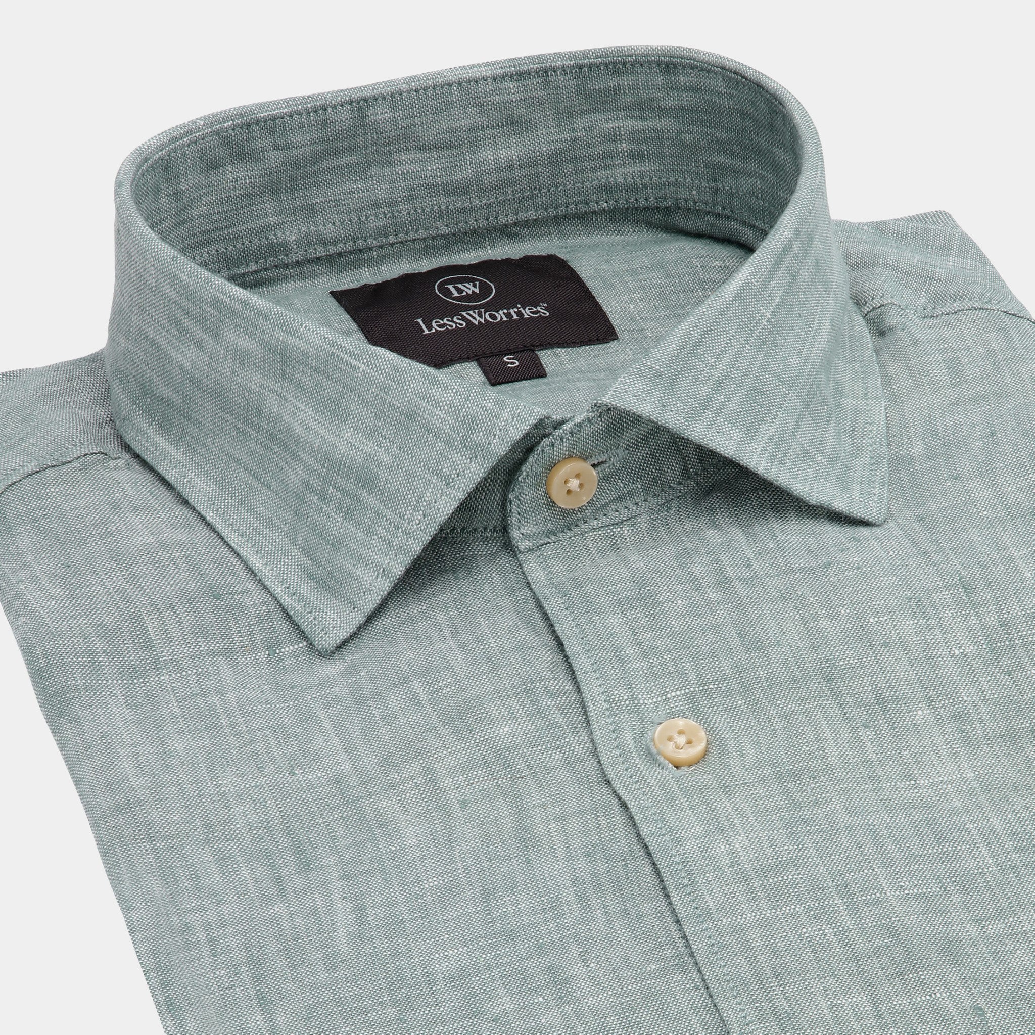 Light Green Linen Shirt