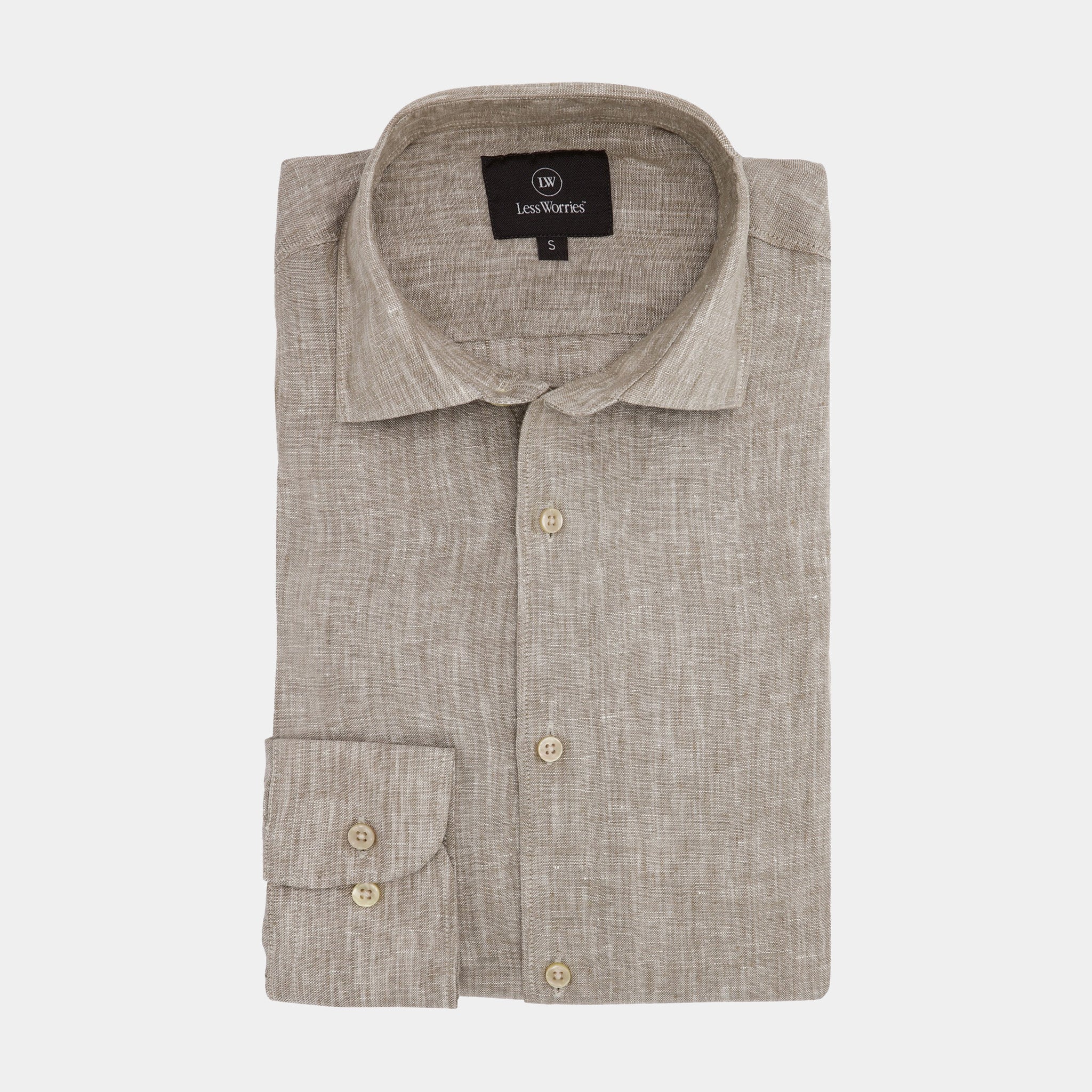 Beige Linen Shirt