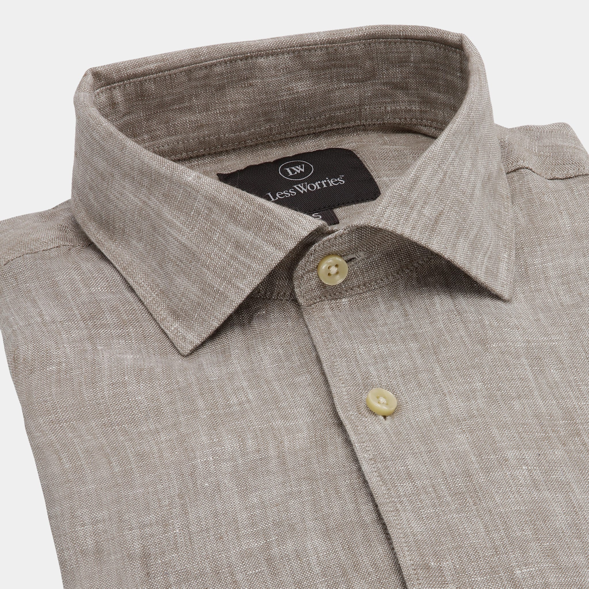 Beige Linen Shirt