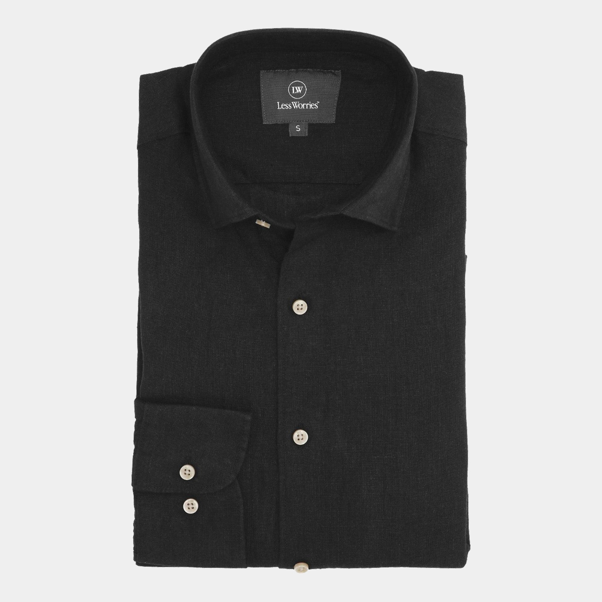 Black Linen Shirt