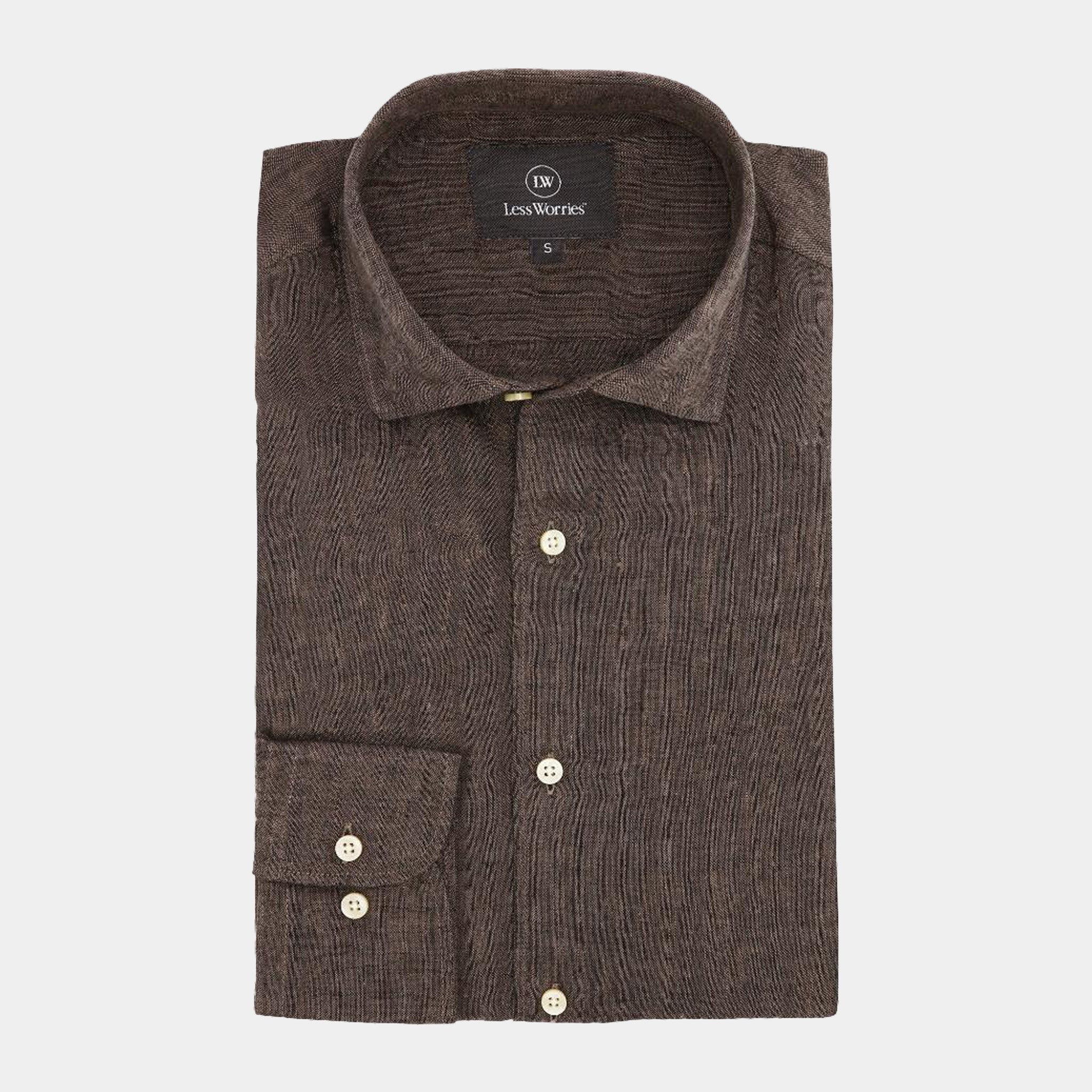 Brown Linen Shirt