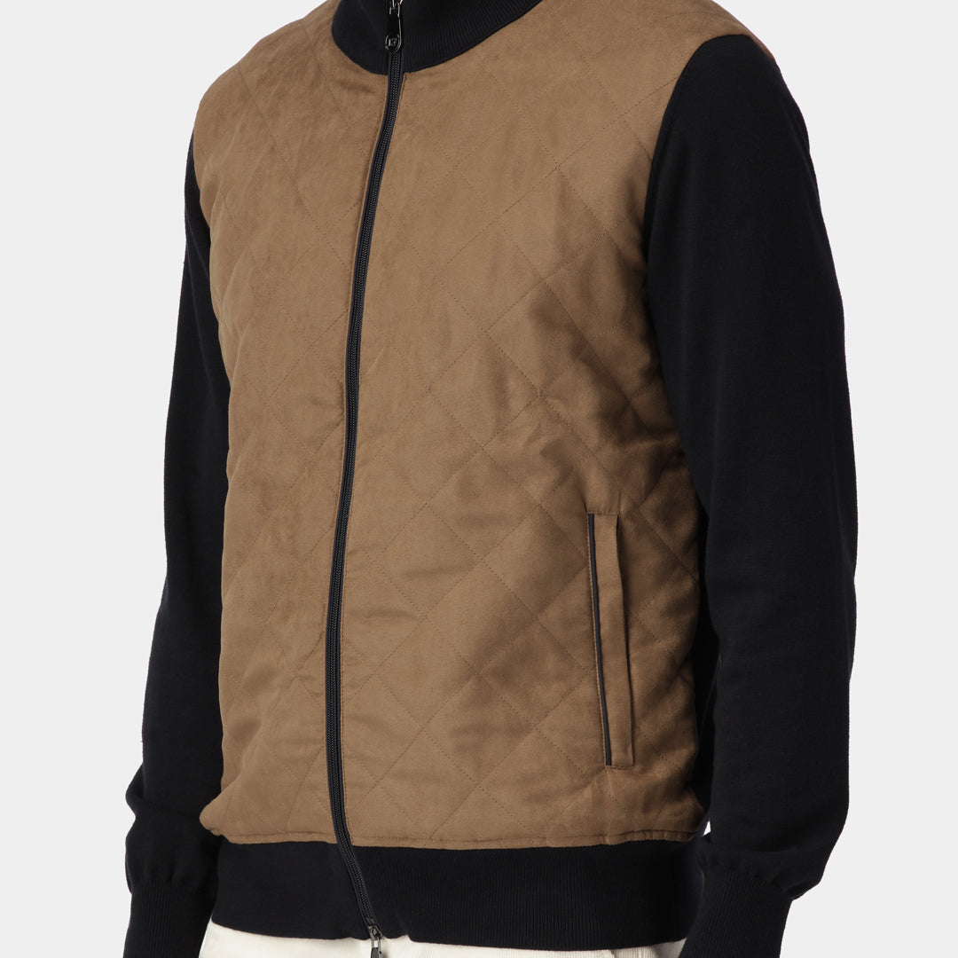 Alcantara Cardigan Jacket