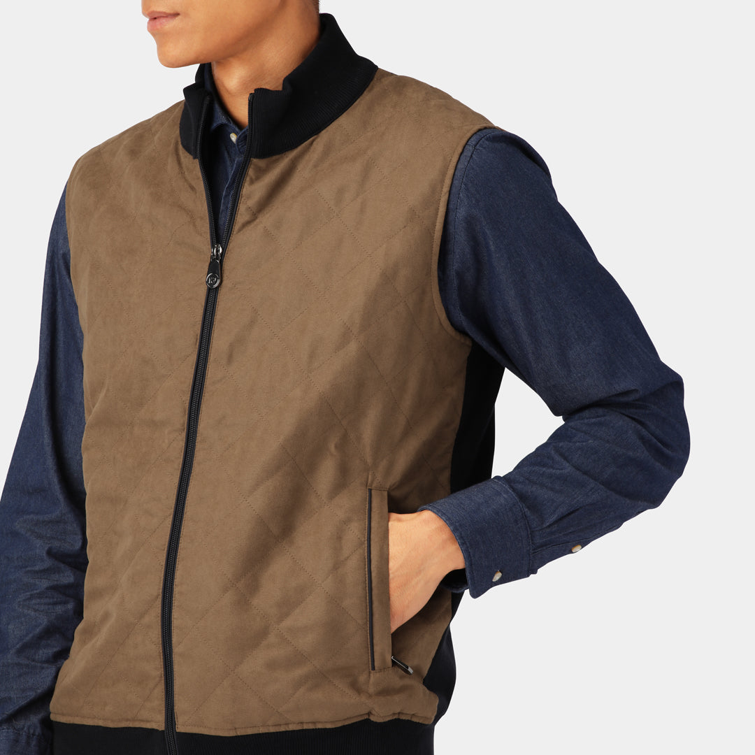 Navy Alcantara Vest