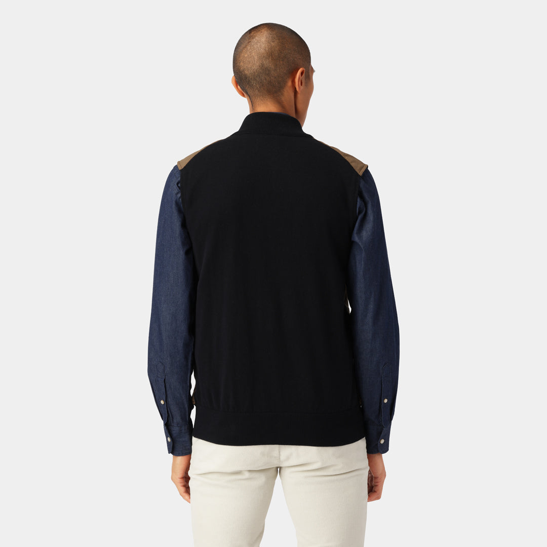 Navy Alcantara Vest