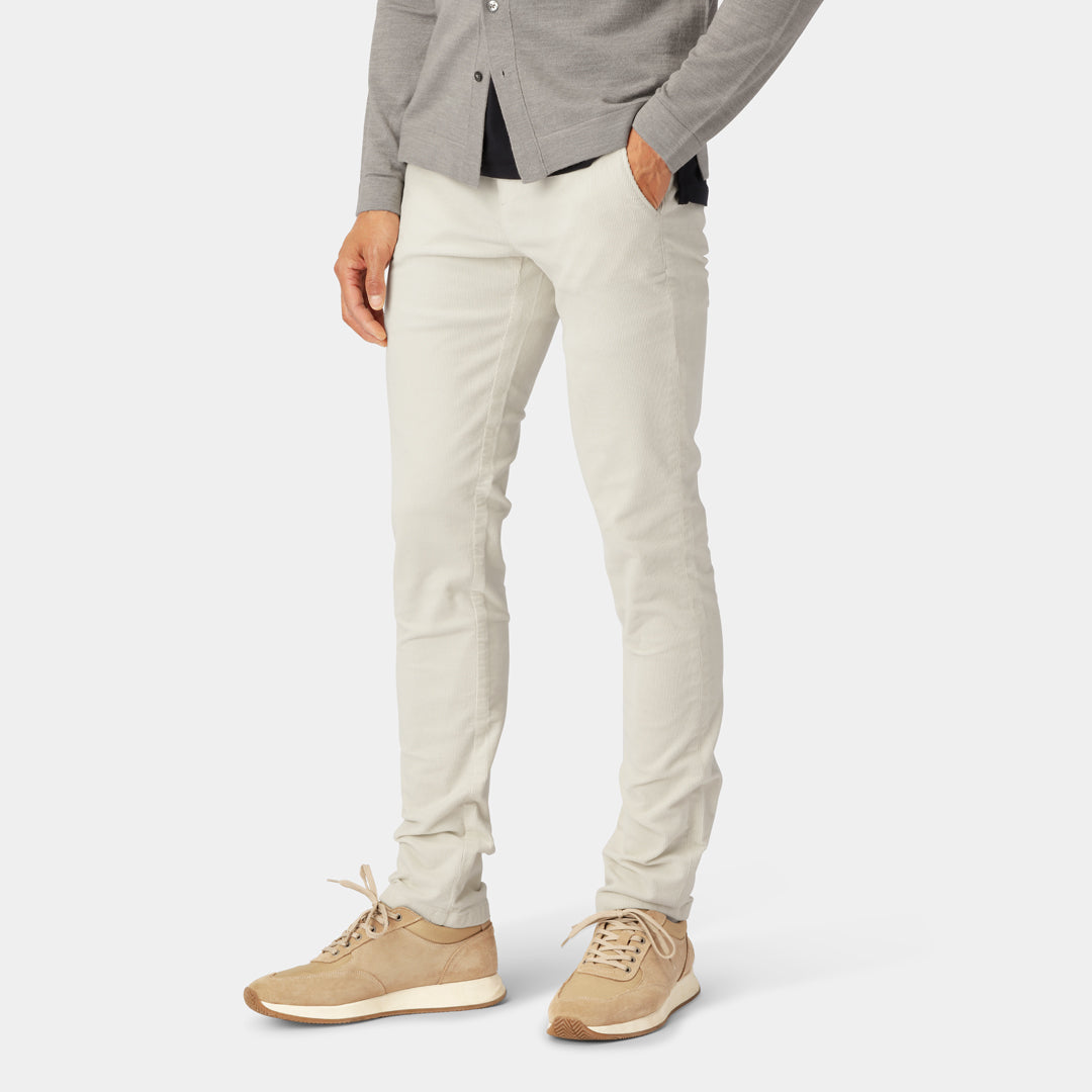 Off-white Corduroy Chinos