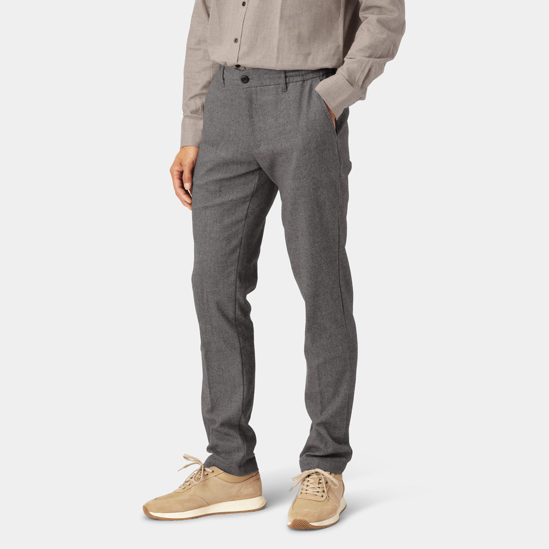 Dark Grey Wool Pants