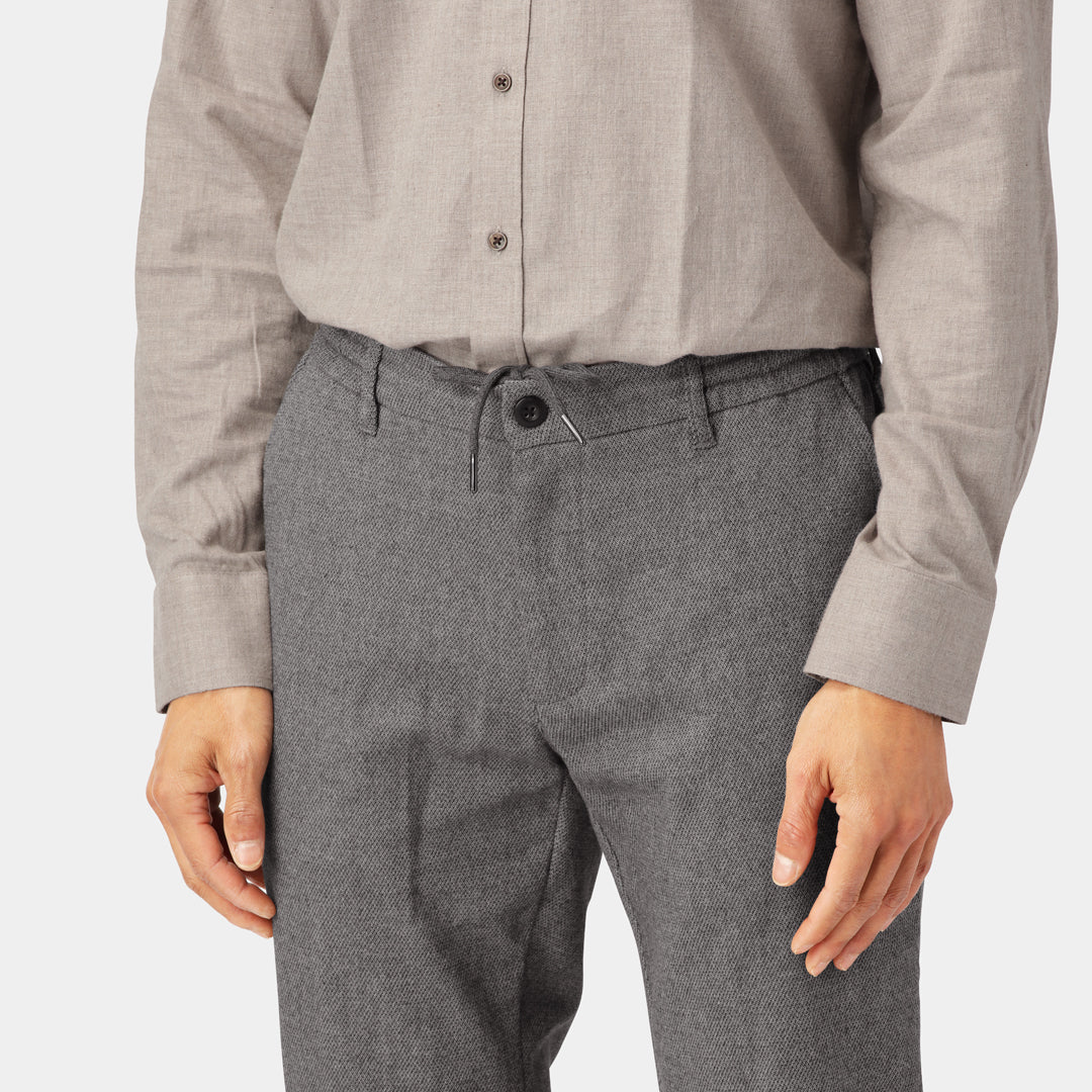 Dark Grey Wool Pants