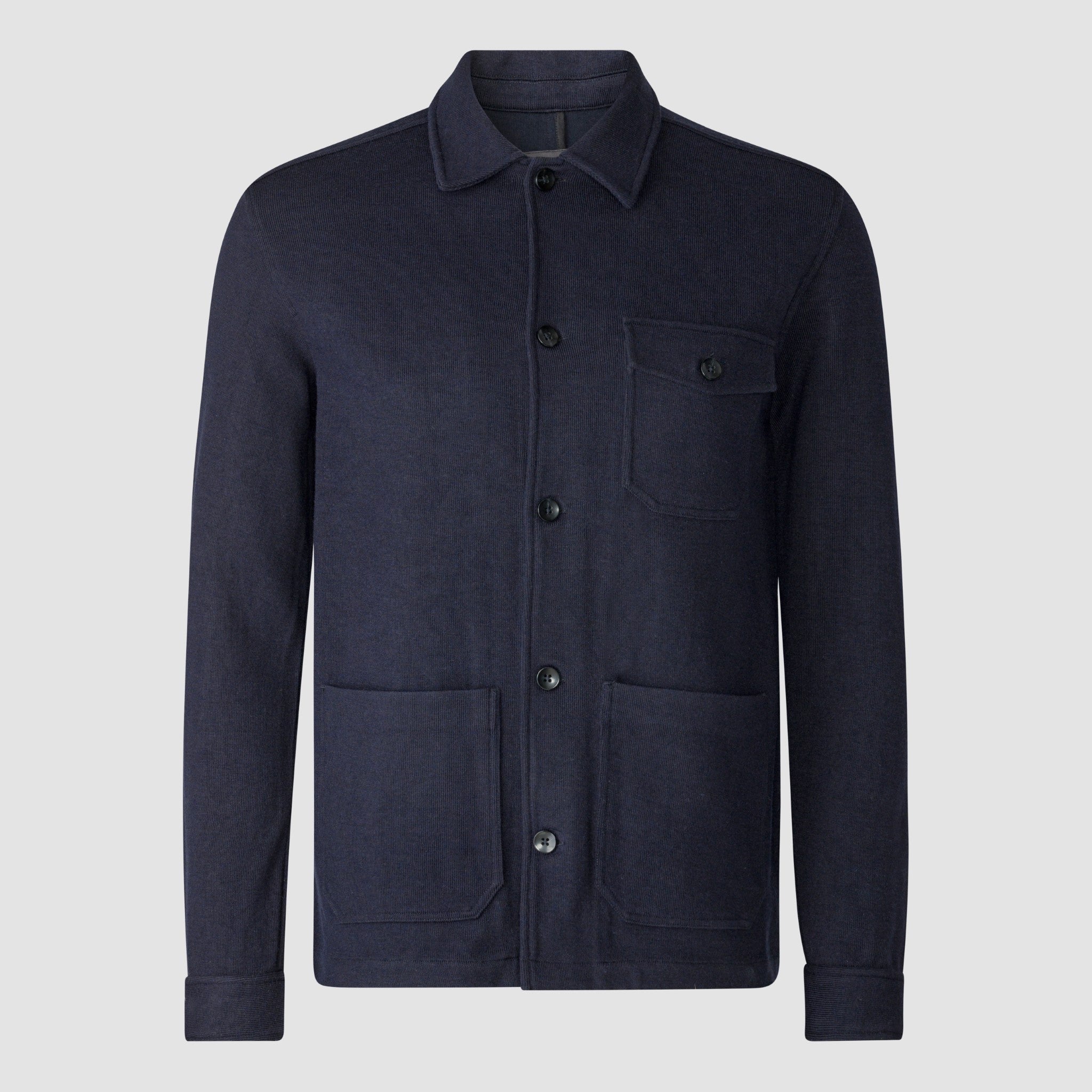 Marinblå Dressed Overshirt