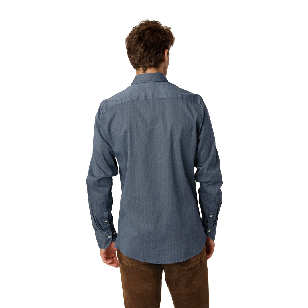 Mörkblå Oxfordskjorta